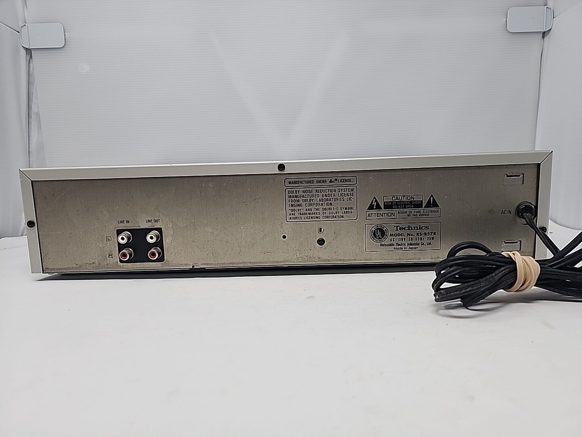 Technics RS-B57R Auto Reverse Stereo Cassette Deck | eBay