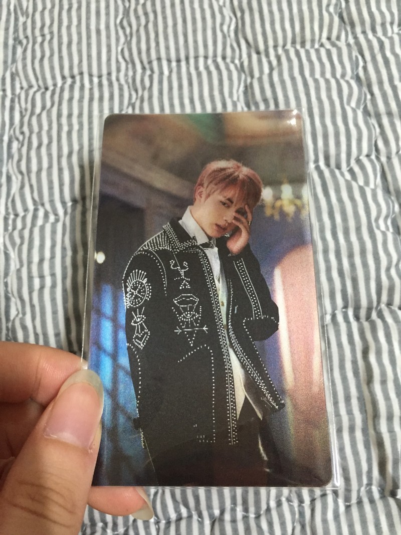 BTS The Wings Concept Book Official Lenticular Photo Card