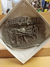 Vintage Horse Belt Buckle Shireland First Edition 1988