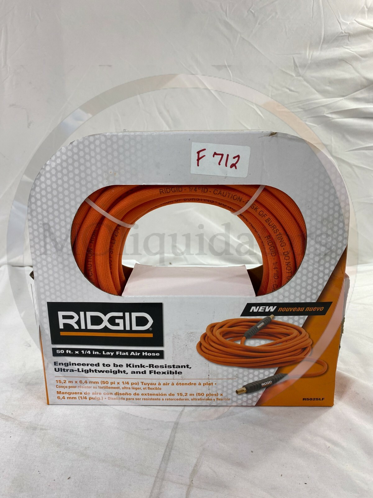 Ridgid R5025LF Orange Air Hose 