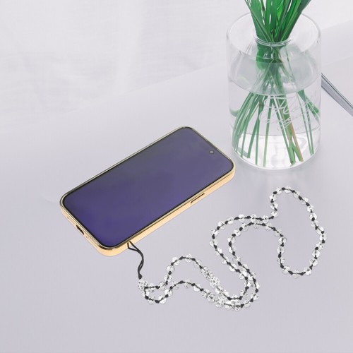 Kristallkette Lanyard Frau Perlmutt-Telefon-Lanyard Telefon-Halteband - Zdjęcie 3 z 12