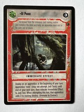 Star Wars CCG SWCCG Dagobah Limited BB At Peace SWCCG
