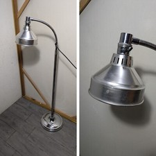 Vintage 1940s Industrial Adjustable Medical Exam Floor Lamp — listing 5