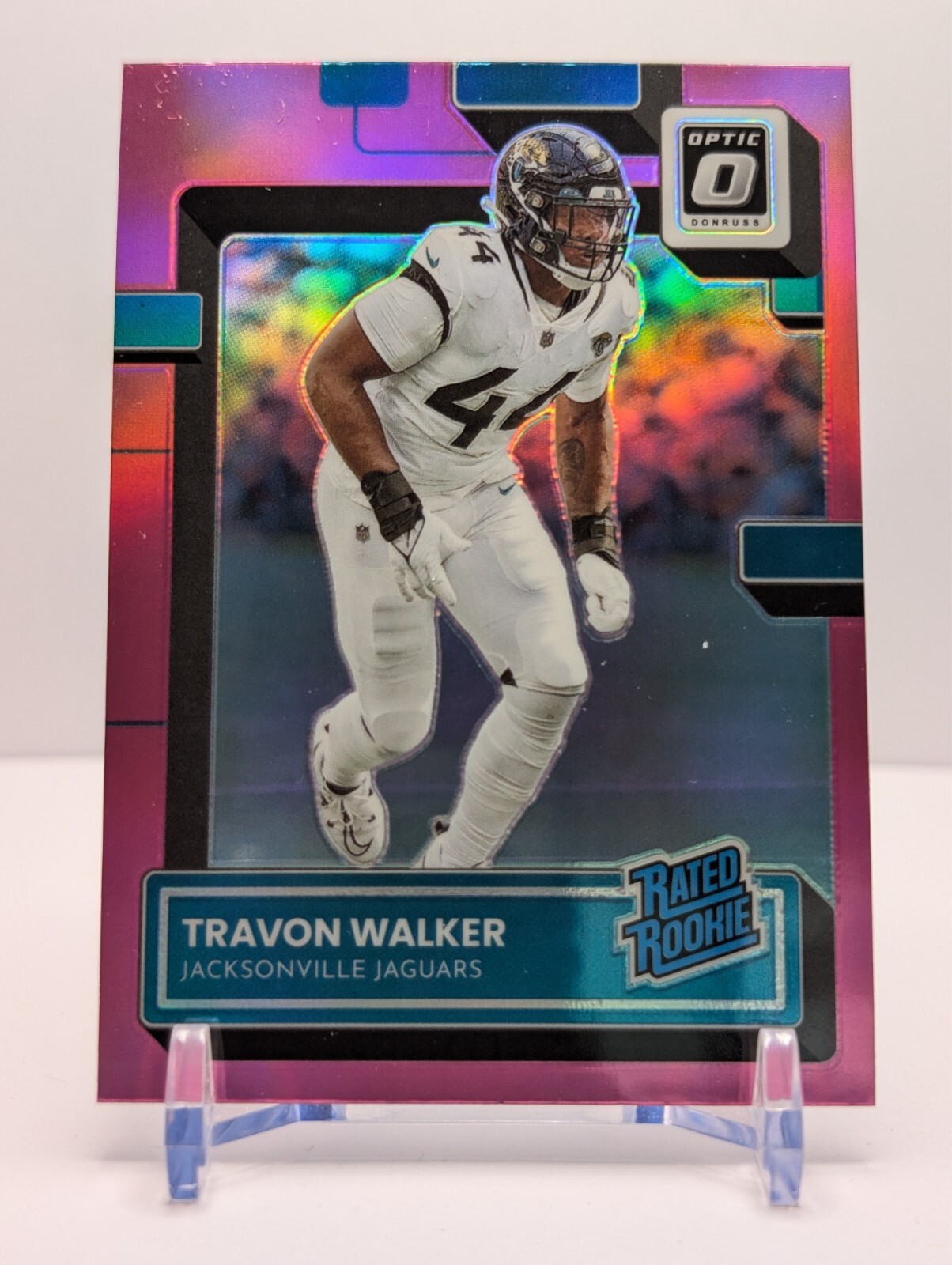 2022 Donruss Optic Travon Walker #225 Rated Rookie Pink