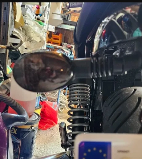 Cubierta de lentes indicadoras de luz de señal de giro para KAWASAKI KLR650 Z650RS 2022-2024 Foto 3 de 4