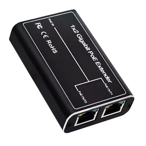 1PC 1000mbps POE Extender 1 to 2 802.3af/at 100meter Transmission Plug and Play - 第 5/17 張圖片