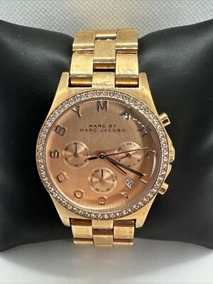 Marc Jacobs Henry MBM3118 Womens Stainless Steel Analog Dial Quartz Watch JNA711