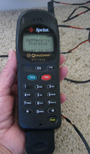 Vintage Qualcomm Sprint Cell Phone OCP 1920  Adapter Works Black 9KB Dual Band