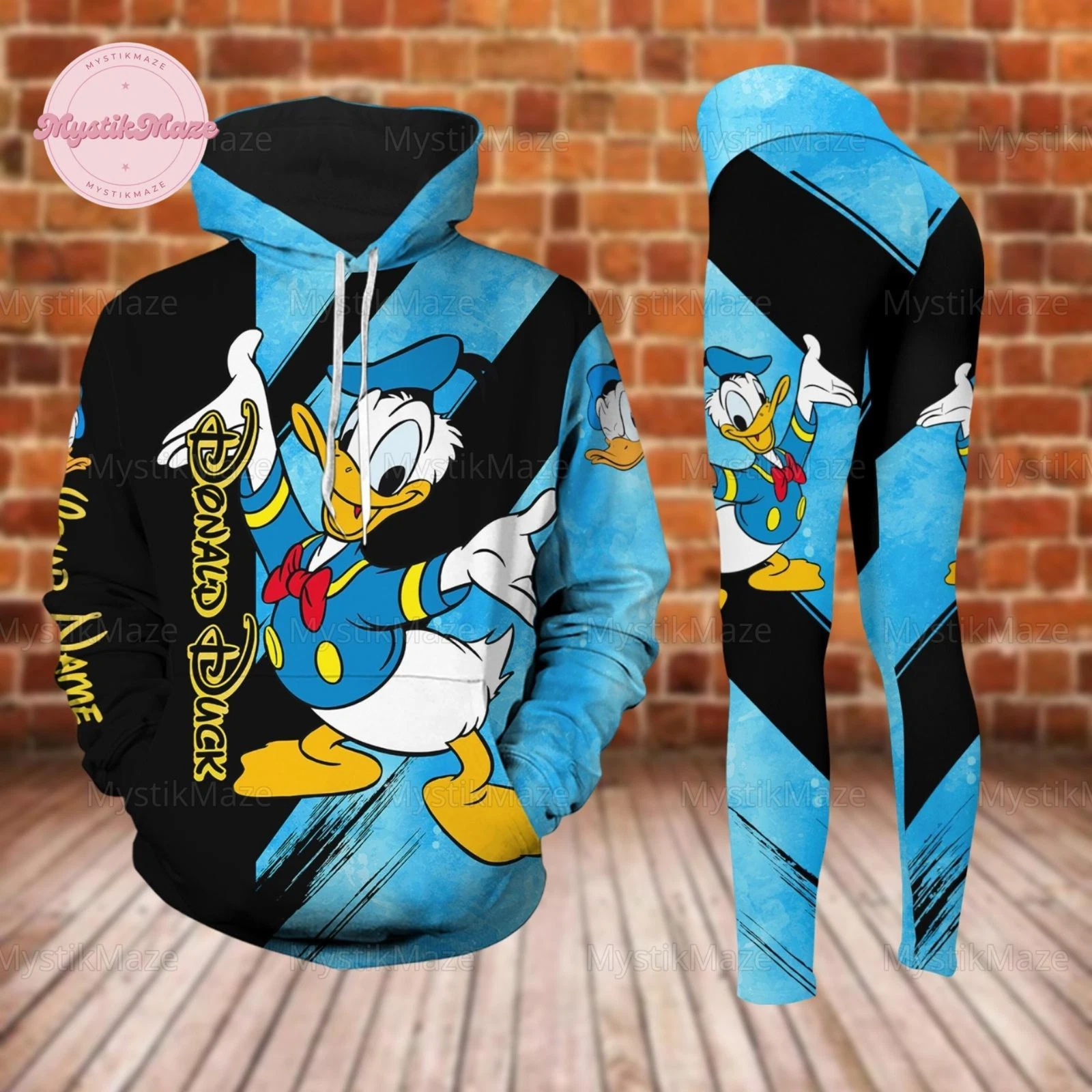 Personalized Donald Duck 3D HOODIE