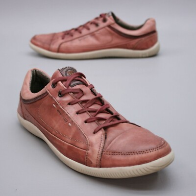 West Coast Men's 10.5 (44) Leather Lace-Up Oxford Skate Sneakers