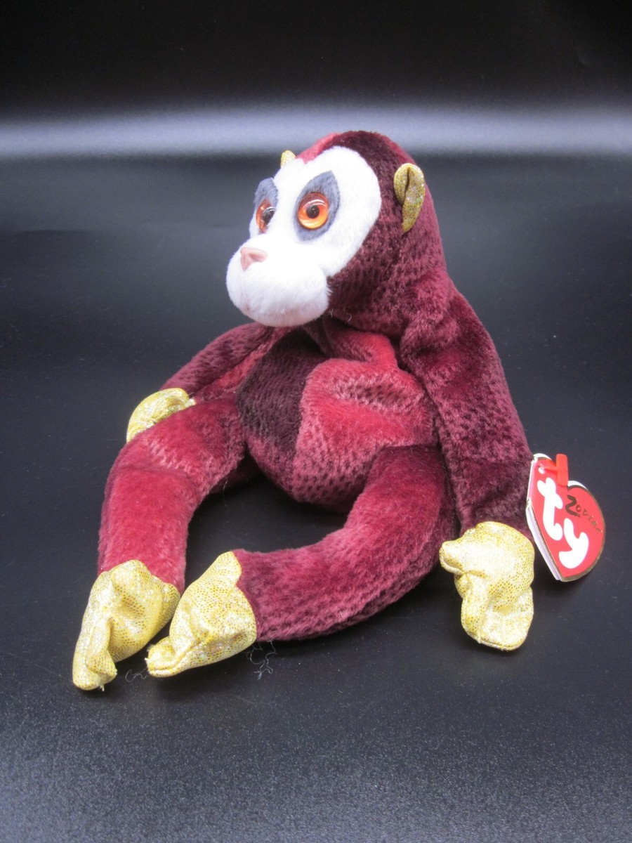 JICHOI ジチョイ　BEANIE BAG 新品未使用 Ty Beanie Babies Zodiac Collection 8 Monkey 2000 for sale online