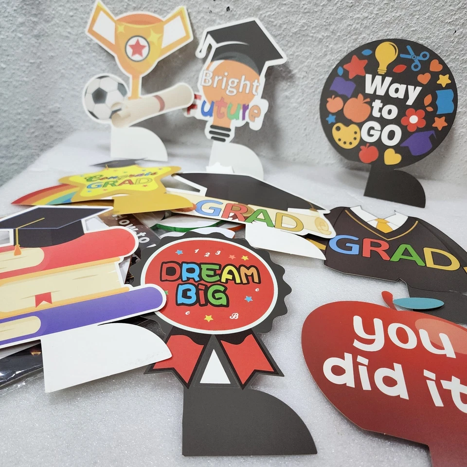 Decoraciones de graduación de jardín de infantes centros de mesa de panal suministros de fiesta decoración Foto 2 de 4