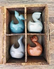 The Elements Kisii Soapstone Gift Set - Earth Water Air Fire - Made in Kenya