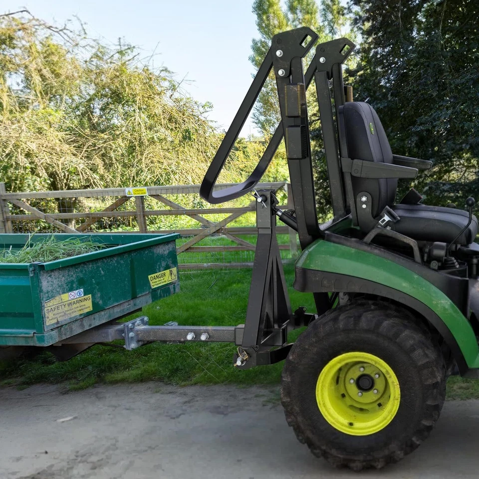 Remolque receptor 3 puntos 2 pulgadas enganche barra de remolque para tractor categoría 1 Cat 1 Foto 3 de 4