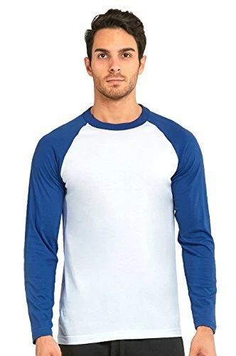 Royal blue baseball tee sales