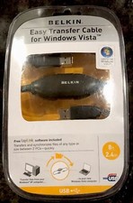 NEW Belkin Easy Transfer Cable for windows Vista 8ft including software