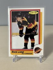 1986-87 O-Pee-Chee #179 Rick Lanz - NHL Hockey Card