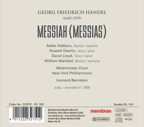 クラシック 2CD Georg Friedrich H?ndel, Members Of The Swedish Ra / Messiah FIMXRCD2000 /00220 MESSIAH - HANDEL,G.F. MEISTERWERKE DER KLASSIK 2 CD NEU