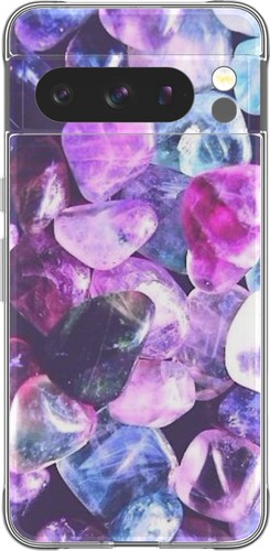 Printed Amethyst Crystal Candy Stones Case Cover Silicone / Shockproof / MagSafe - 第 2/19 張圖片