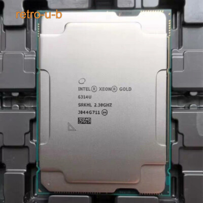 Intel xeon gold 6314U SRKHL 32 core 2.3G server CPU LGA4189  48MB processor