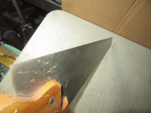 Vintage Henry Disston & Sons 240 Panel/Hand trim 15 TPI Saw good tool to restore - Picture 18 of 24
