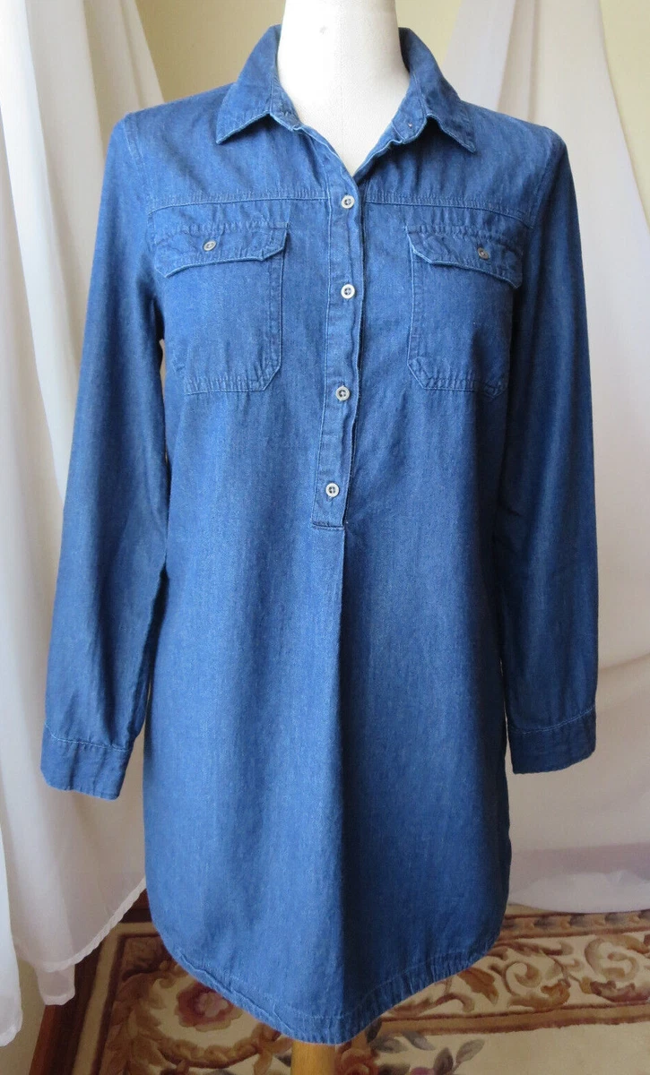 Old navy long sleeve denim dress Clearance