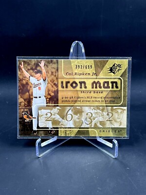 2007 UD Spx Cal Ripken Jr. Iron Man Card #IM100 #/699