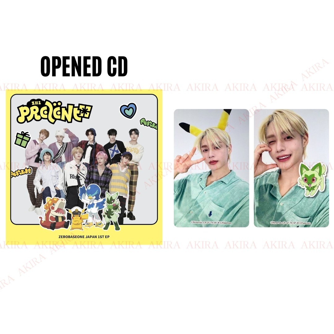 ZB1 CD 1st EP PREZENT 通常盤 新品未開封　40枚 ZB1 ZEROBASEONE JAPAN 1st EP PREZENT OPENED CD + ALBUM PHOTO