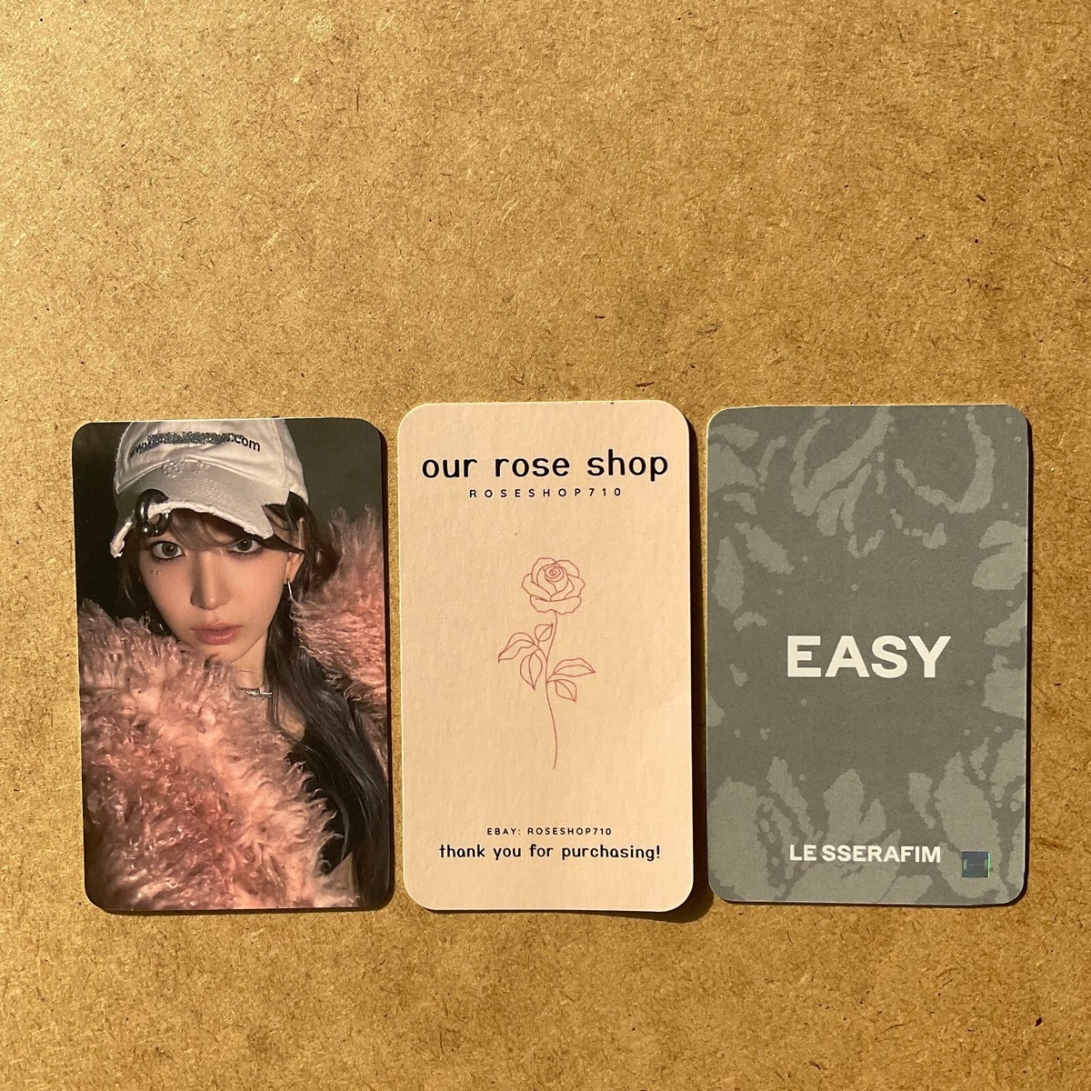 LE SSERAFIM Easy Official Beatroad Lucky Draw LD Benefit