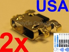 2x USB Charging Port Micro Sync For Amazon Kindle Fire HD8 SX034QT 7th Gen 2017 