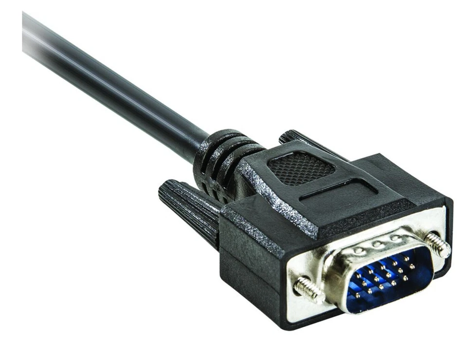 Steren 10ft DE15HD Male-Male VGA Cable - Monitor Cable for PC or Laptops - Image 2 of 2