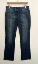 DIESEL INDUSTRY Blue Low Rise Bootcut Jeans Pockets Size 29