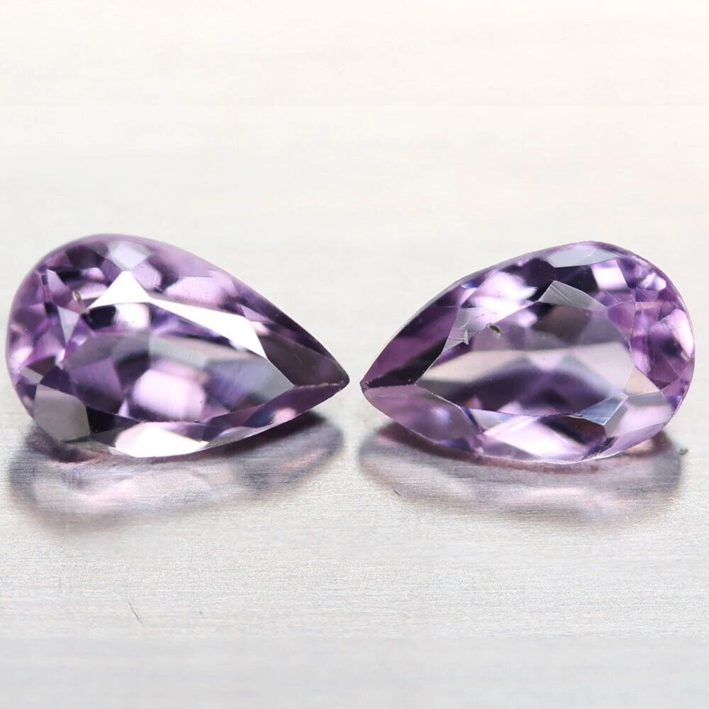 1.70Ct. Natural Amethyst Purple Pear Shape Brazil Gem Ravishing