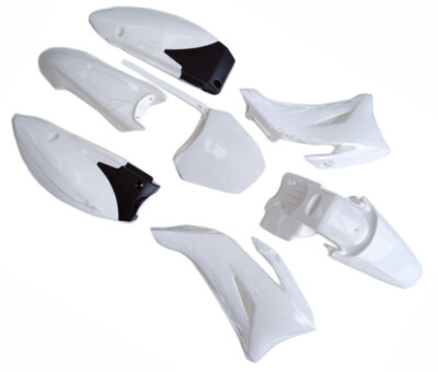 White Plastics Fender Fairing Kit For Yamaha TTR110E TTR 110 Dirt