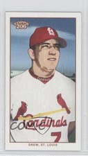 2002 Topps 206 Mini Black Polar Bear Back JD Drew (Portrait) #202 e1a