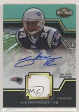 2011 Topps Triple Threads Unity Relics Emerald /50 Stevan Ridley Auto uk2
