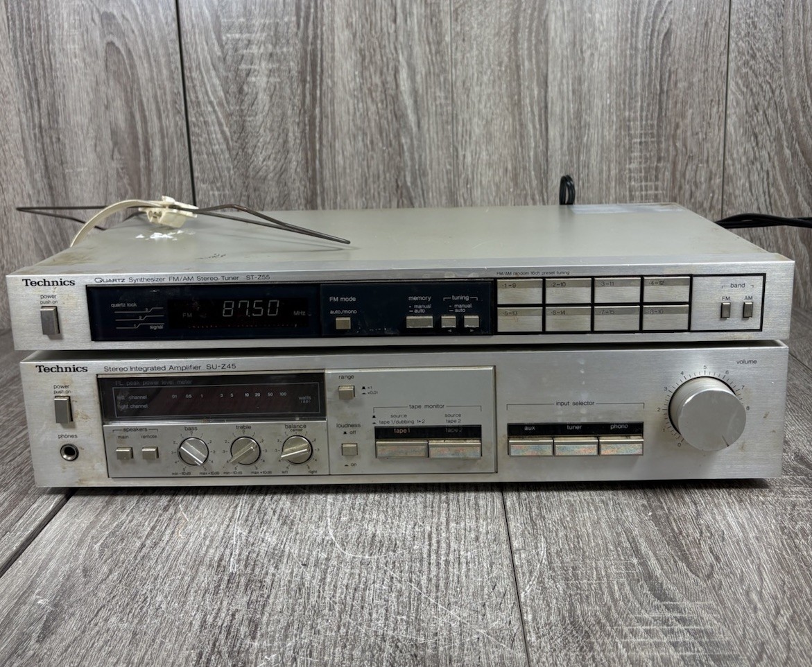 Technics ST-Z55 AM/FM Stereo Tuner + SU-Z45 Integrated Amplifier