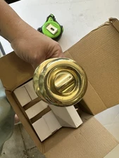 Kwikset Privacy Door Knob Security Bed and Bath Brass Microban 93001-870