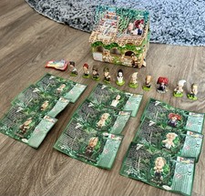 Komplett Set! 10 &Uuml;-Ei Figuren 7 Zwerge -Der Wald ist nicht genug + Beipackzettel