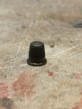 Vintage Tiny Brass Sewing Thimble