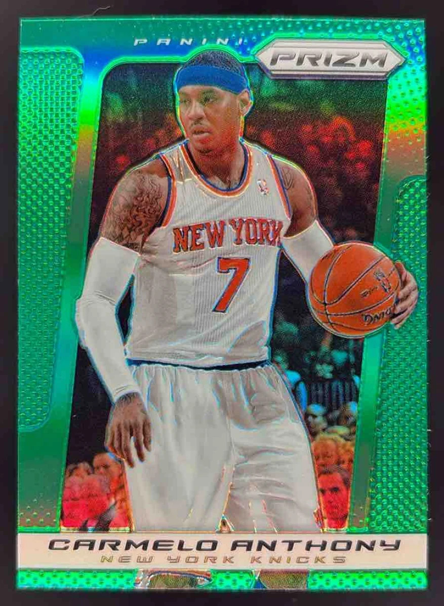 2013-14 Panini Prizm Prizms Green #172 Carmelo Anthony