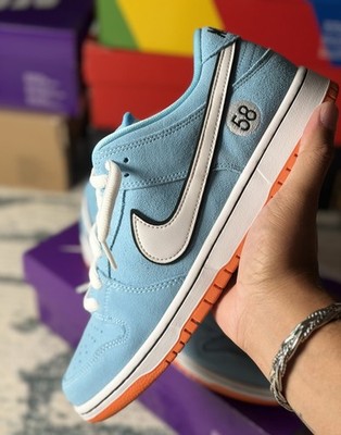 Nike Dunk Pro SB Low Gulf Blue Chill Safety Orange BQ6817-401 Men s
