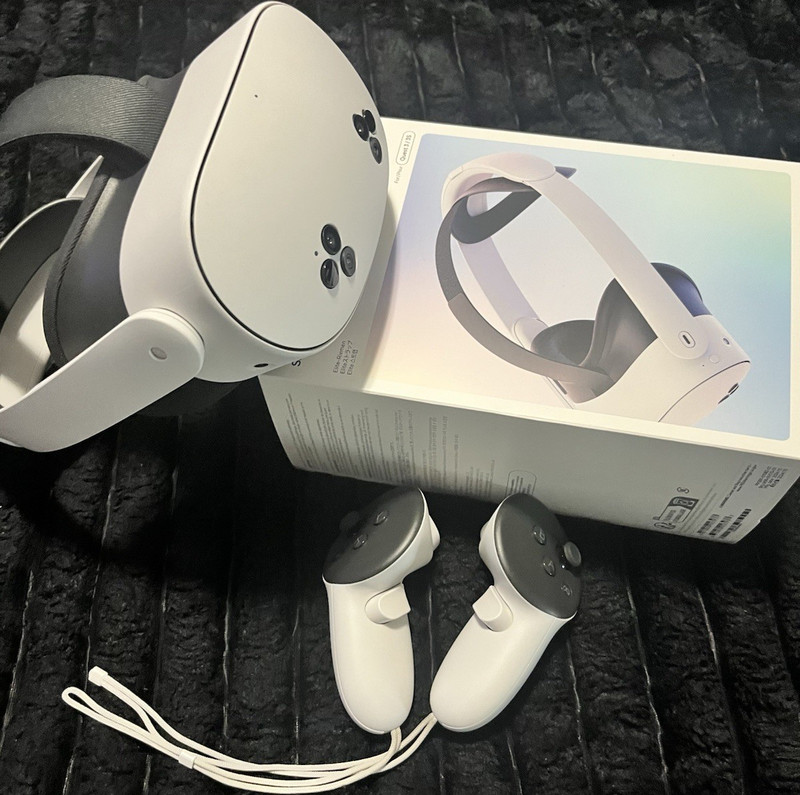 Meta Quest 2 Standalone VR Headset w/ Touch Controllers, White