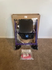 Guardian Four Wheeled Rolling Walker with Padded Seat