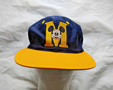 Vintage Disney Mickey Mouse M Logo Goofy's Hat Co Snapback Hat / Cap