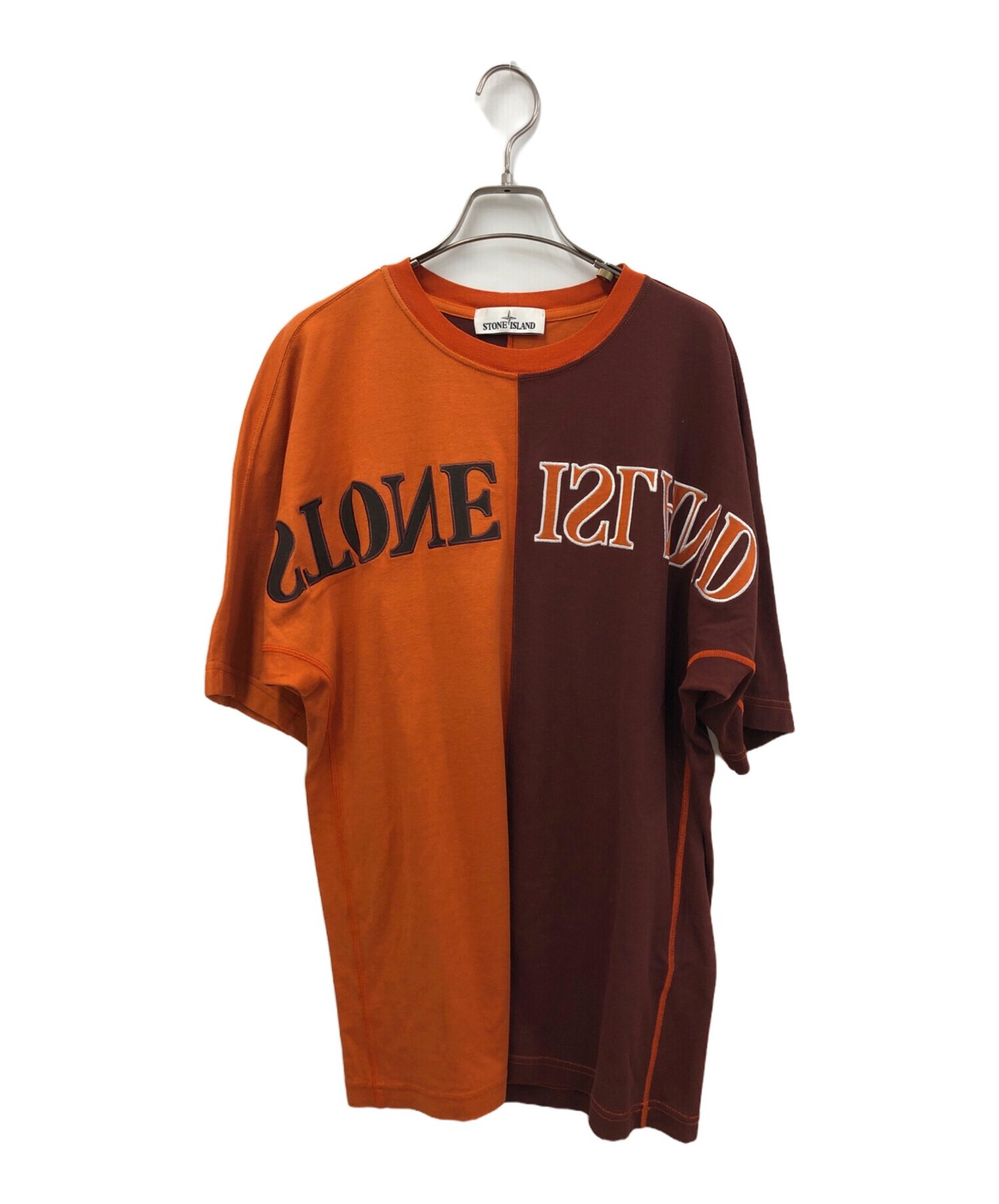STONE ISLAND Split T-shirt 711521919 Ｌ Brown