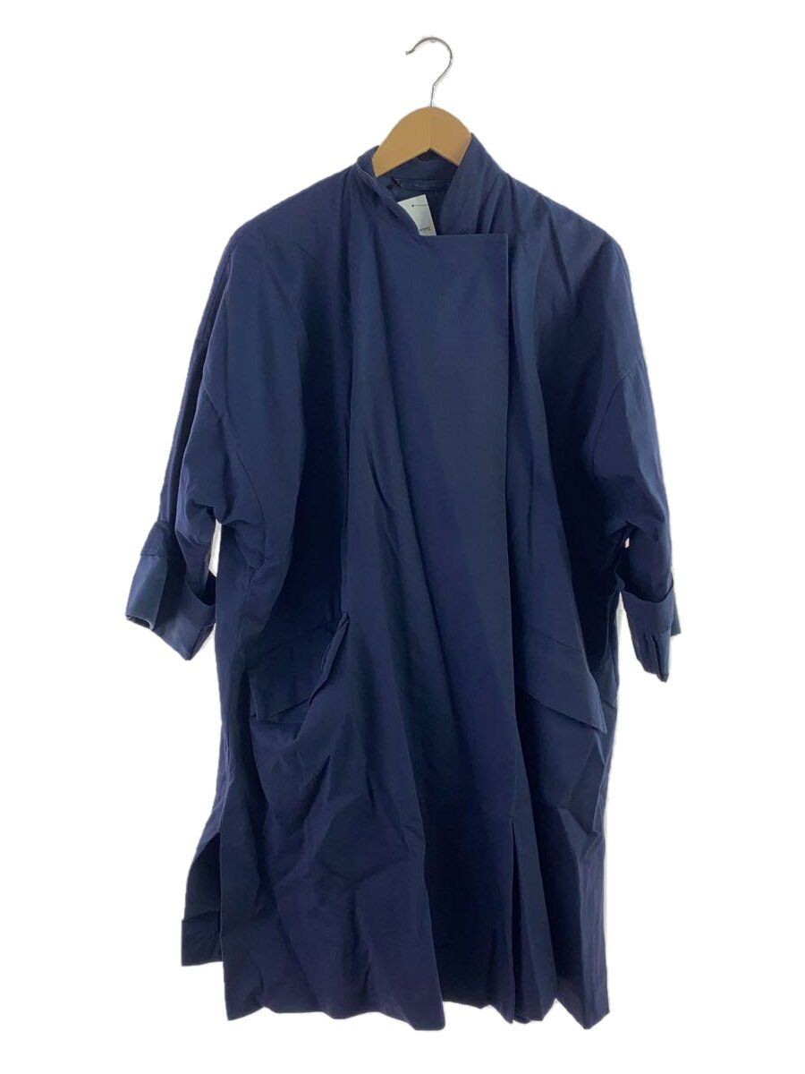 ALTRA Maison Margiela Altro Cappotto 38 Rayon Navy 31AA013443681 con Frattura