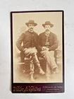 Cabinet Card: Two Post-war Soldiers (Copy), "Co K Mass. Cavalry"