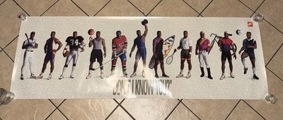 VTG 1990 Nike  Don t I Know You?  Bo Jackson Poster 71x23 Multi-Sport MLB NFL