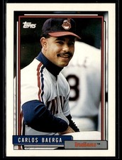 1992 Topps #33 Carlos Baerga Baseball Card 1403N